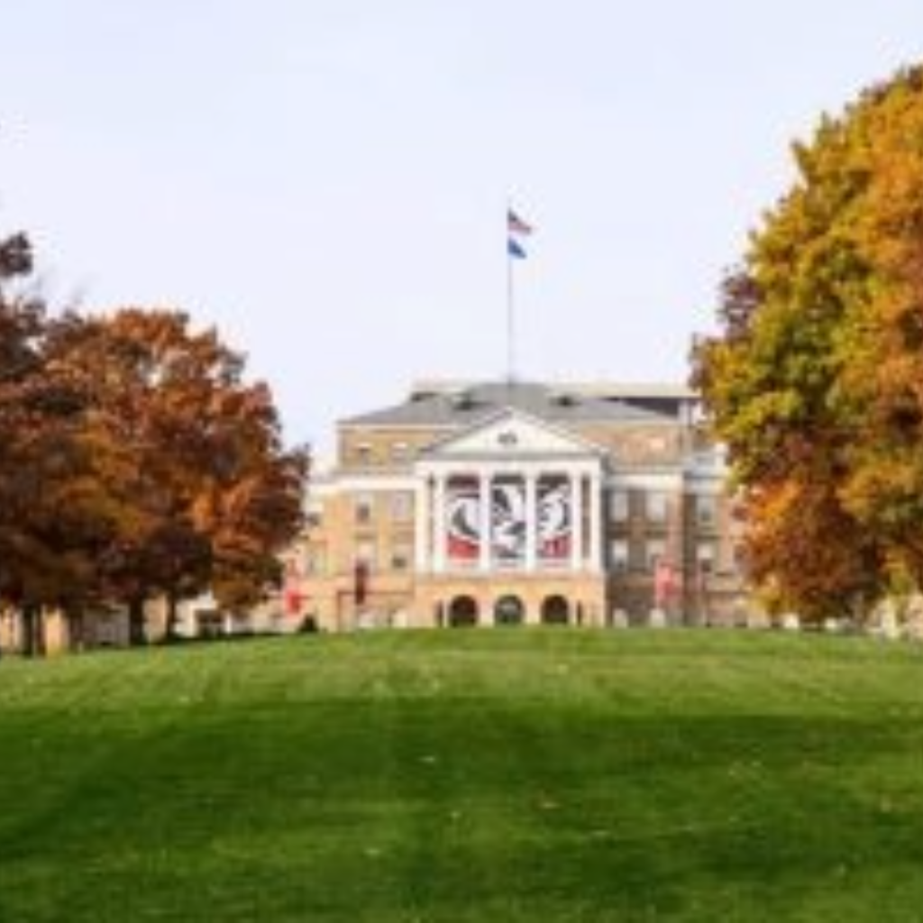 View of Bascom Hall in the summer